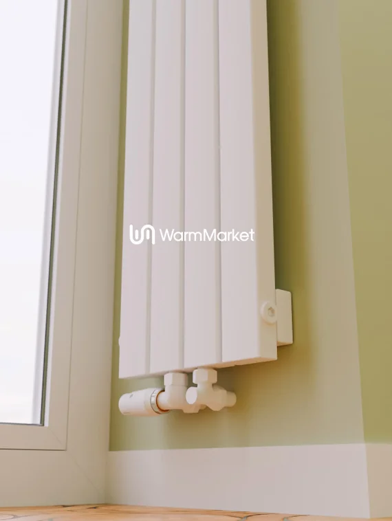 Bareng Temper V 2500 - вертикальный трубчатый радиатор высотой 2500 мм, нижнее центральное подключение