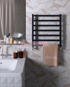 Mandarino Tubo 500х600 - цветной полотенцесушитель из анодированного алюминия, модель 7/1