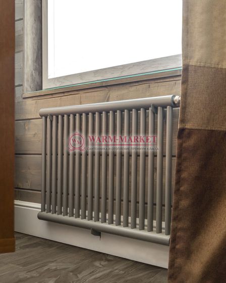 Вертикальный трубчатый радиатор KZTO RS‌K-1 высотой 1540 мм