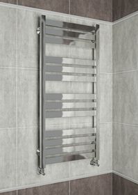 Latte  - водяной дизайн полотенцесушитель с квадратными вертикалями.