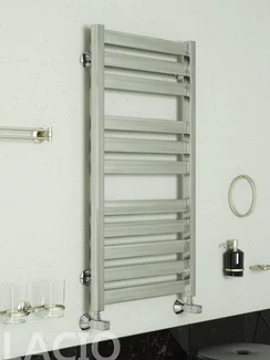 Lacio E - электрический полотенцесушитель с квадратным профилем.
