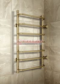 Полотенцесушитель Warmer B Standart 700х400х500 - 7 перекладин  с боковым подключением, античная бронза