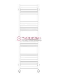 Аврора П27-2 - водяной полотенцесушитель с полками, нижнее подключение, белый