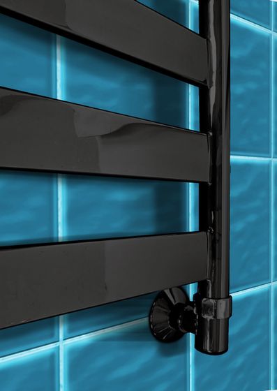 Napoli - водяной дизайн полотенцесушитель с широким профилем прямоугольного сечения