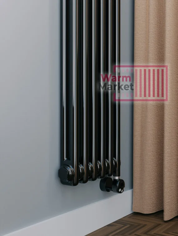 Axxinot Sentir Electric 2120 - электрический вертикальный двухтрубный трубчатый радиатор высотой 1200 мм