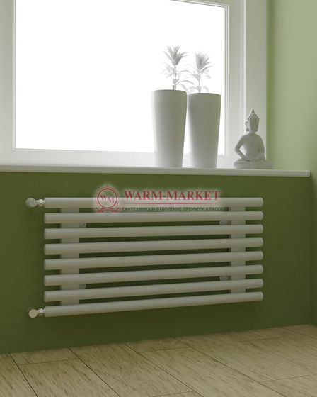 WH Round 1000 G - горизонтальный стальной трубчатый радиатор шириной 1000 мм
