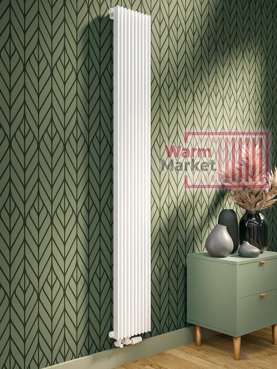 Paralleli v 1 1750 шаг 25 вертикальный трубчатый радиатор из прямоугольного профиля