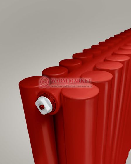 Garmonia A 40 V 2 - вертикальный трубчатый радиатор высотой 1784 мм красного цвета