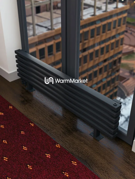 Bareng Select ZN 1750 - напольный трубчатый радиатор высотой 1750 мм, нижнее левое подключение