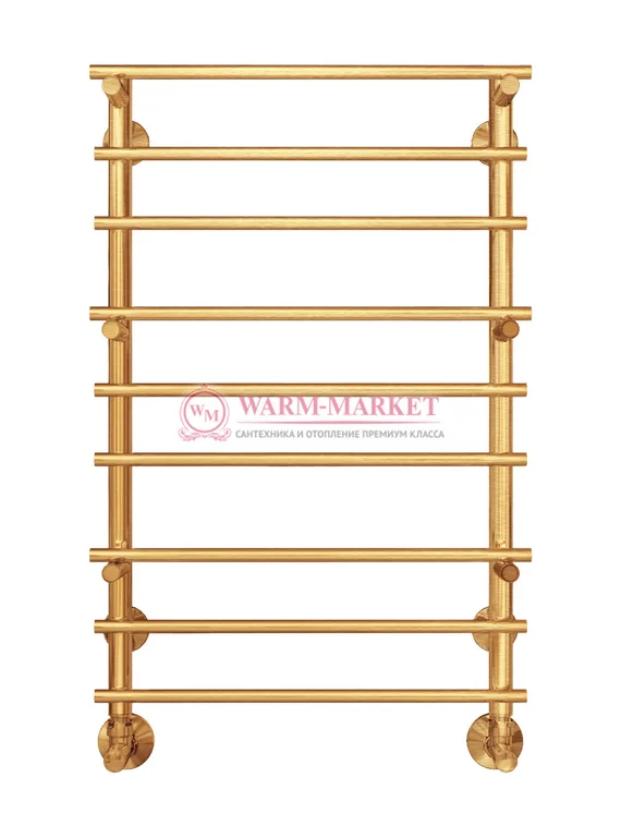 Вента П9 - водяной полотенцесушитель, нижнее подключение, цвет бронза