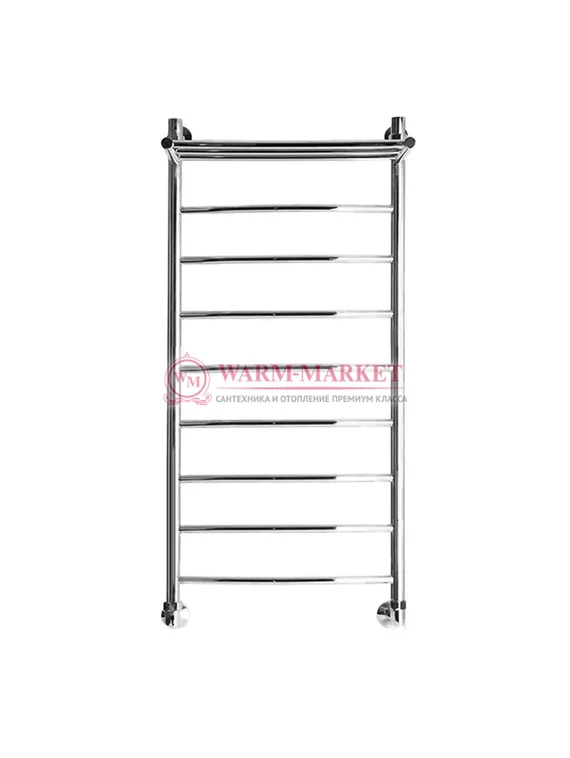 Galant 2 (дуга) - водяной полотенцесушитель с полкой из нержавеющей стали