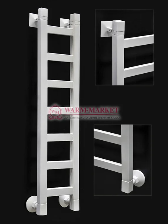 Quadro-Q1 - водяной дизайн-полотенцесушитель из нержавеющей стали