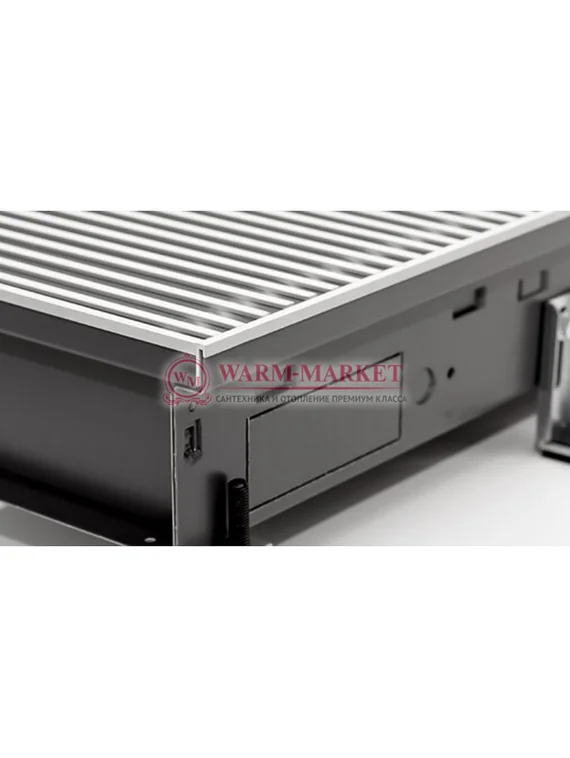 Внутрипольный конвектор Katherm NK глубиной 120 мм с линейной решеткой