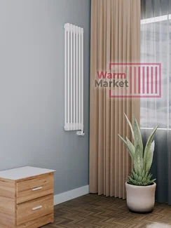 Axxinot Sentir Electric 2120 - электрический вертикальный двухтрубный трубчатый радиатор высотой 1200 мм