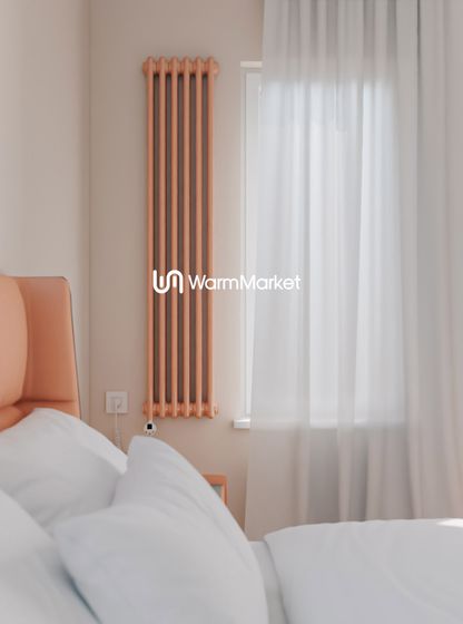 Bareng Softy Electric 2150 - электрический вертикальный двухтрубный трубчатый радиатор высотой 1500 мм