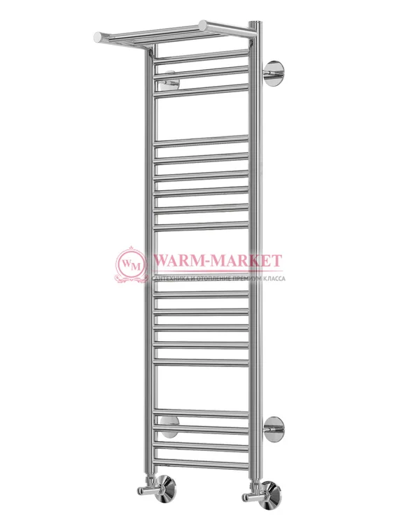 Аврора П20-1 - водяной полотенцесушитель с полкой