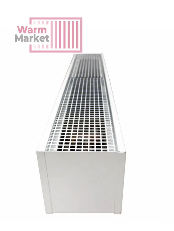 Напольный конвектор Techno Vita глубиной 85 мм  с перфорированной  решеткой