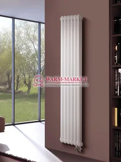 Вертикальный трубчатый радиатор Irsap Tesi RT 31800-6 №26, трехтрубный с нижним подключением.