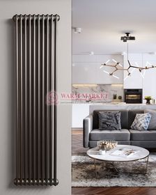 Трубчатый радиатор Unilux 2090 двухтрубный, нижнее подключение с термовентилем