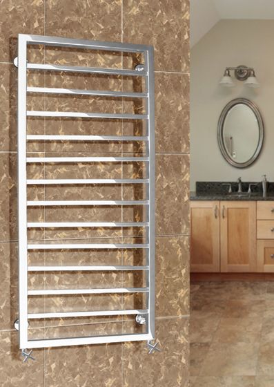 Croma - водяной дизайн полотенцесушитель с квадратным профилем