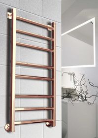 Sorento Bronze - бронзовый полотенцесушитель c перекладинами оригинальной формы