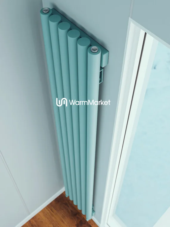 Bareng Monte V 1000 - вертикальный трубчатый радиатор высотой 1000 мм, нижнее разнесенное подключение