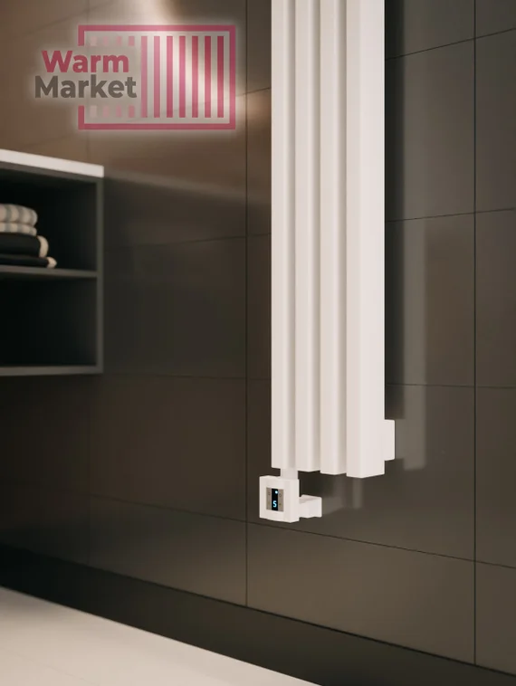 Axxinot Cardea 60х30 VE - вертикальный электрический радиатор высотой 2000 мм, 8 секций