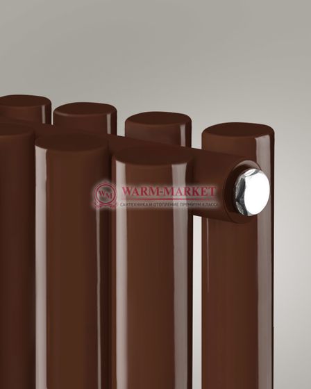 Garmonia A 40 V 2 - вертикальный трубчатый радиатор высотой 1784 мм коричневого цвета