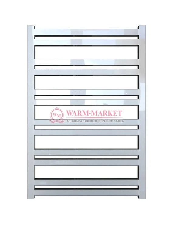 Mandarino Quadrata 500х800 - цветной полотенцесушитель из анодированного алюминия, модель 12/13