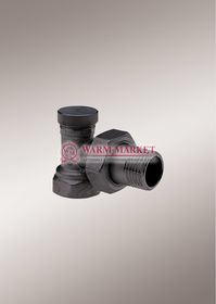 Узел запорный Hummel угловой ¾, черный