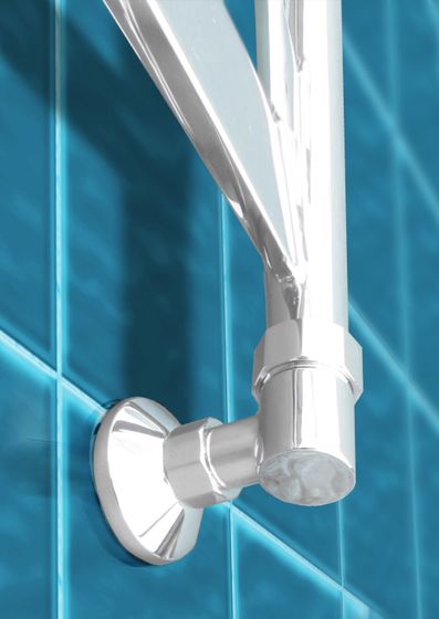 Napoli - вертикальный дизайн полотенцесушитель с широким профилем прямоугольного сечения