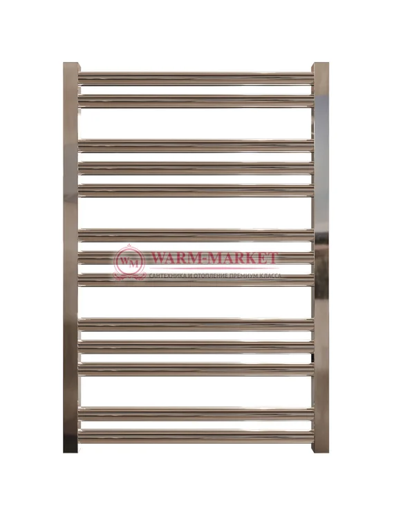 Mandarino Tubo 500х800 - цветной полотенцесушитель из анодированного алюминия, модель 13/24