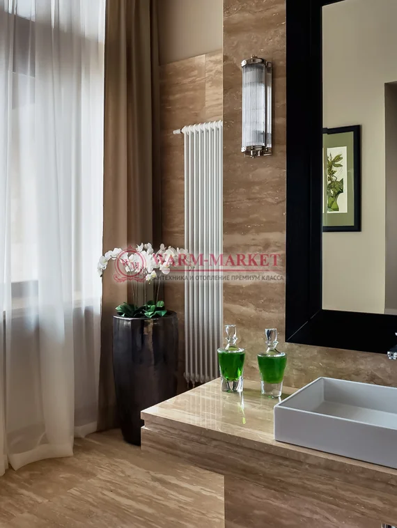 Трубчатый радиатор Arbonia 2200 двухтрубный боковое подключение