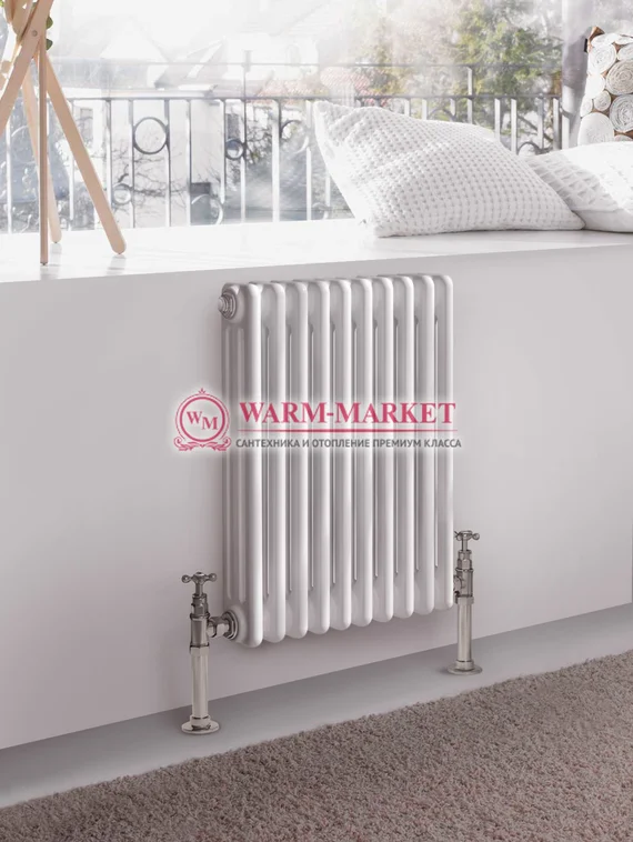 Трубчатый радиатор Dia Norm 3057-12 секций, трехтрубный с боковым подключением.