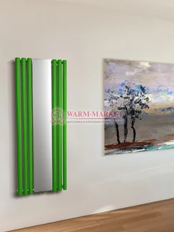 Трубчатый радиатор KZTO Zerkalo A40 V1 высотой 1549 мм