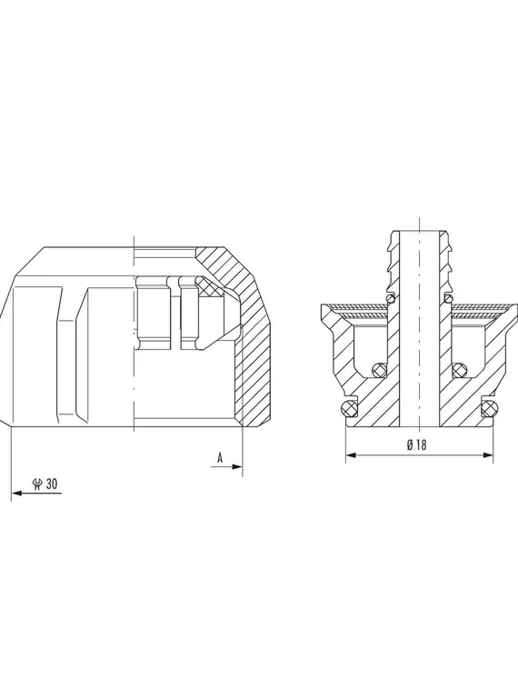 Зажимные соединения Hummel МKV-К 3/4 16*2,25 для металлопластиковых и пластиковых труб