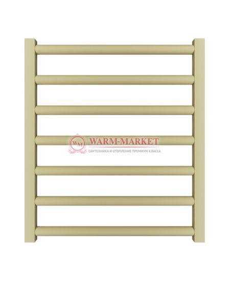 Mandarino Tubo 500х600 - цветной полотенцесушитель из анодированного алюминия, модель 7/1