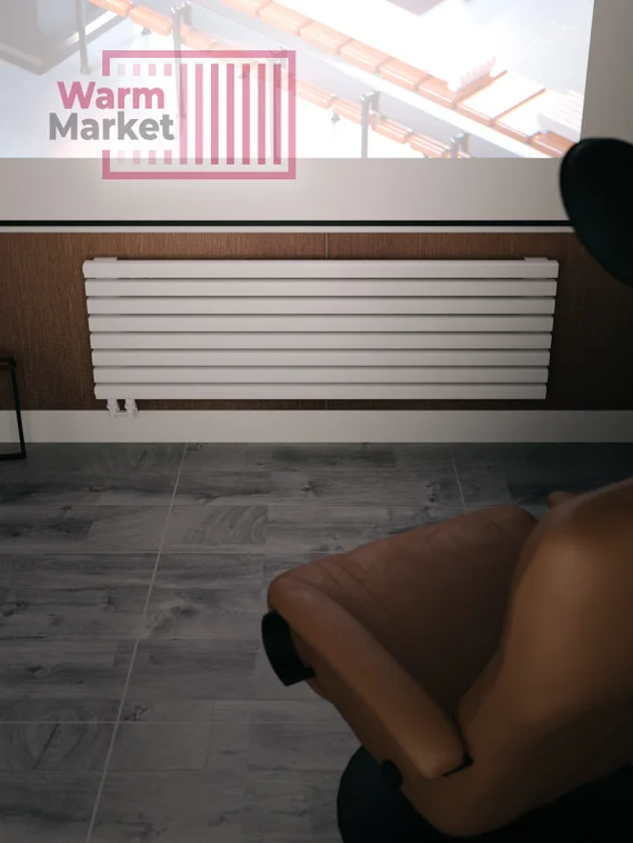 Axxinot Fortalla 40х40 Z - горизонтальный радиатор шириной 1500 мм, 5 секций