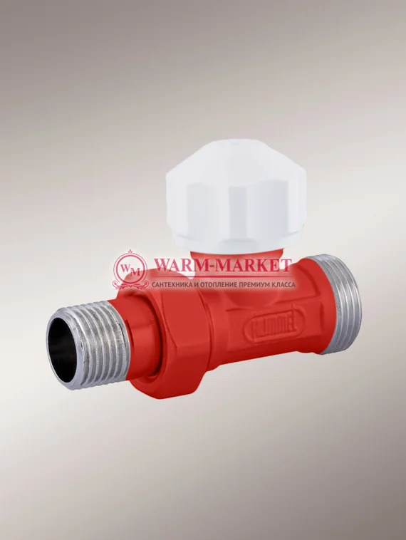 Узел термостатический Hummel прямой ¾, красный
