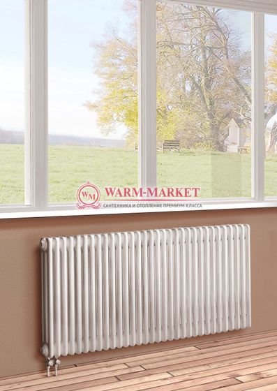 Трубчатый радиатор Dia Norm 3057-32 секции, трехтрубный с нижним правым/левым подключением.