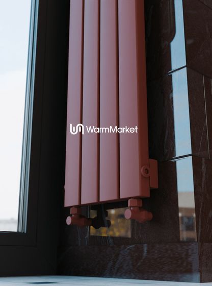 Bareng Temper V 1750 - вертикальный трубчатый радиатор высотой 1750 мм, нижнее разнесенное подключение