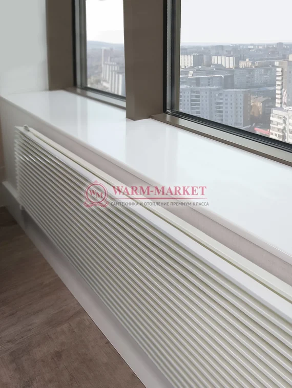 Горизонтальный трубчатый радиатор KZTO Paralleli g2 2034 шаг 25