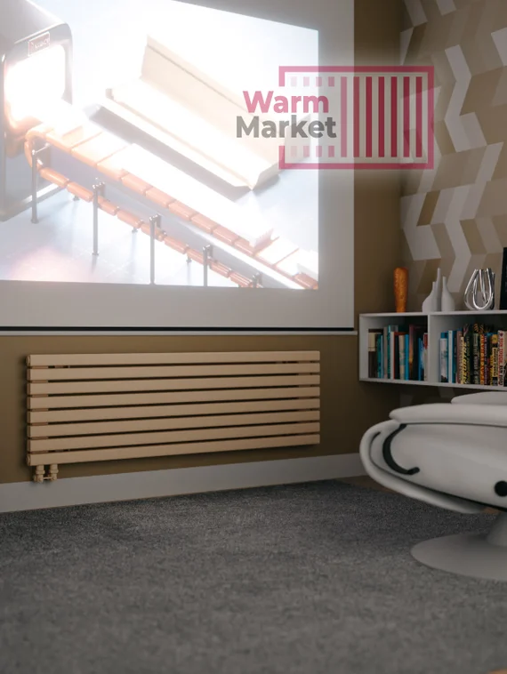 Axxinot Fortalla 40х40 Z - горизонтальный радиатор шириной 1750 мм, нижнее разнесенное подключение