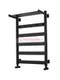 Электрический полотенцесушитель Secado Комано 1 КСП из нержавеющей стали, черный