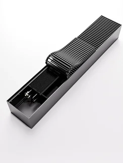 Внутрипольный конвектор с естественной конвекцией Möhlenhoff WSKP шириной 180 мм, высотой 140 мм