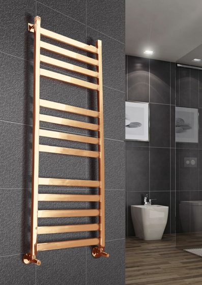 Verona - дизайн полотенцесушитель с квадратными вертикалями