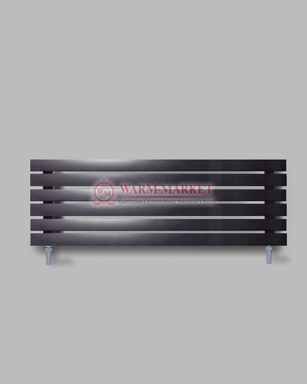 Steel G 60х60 1000 - горизонтальный трубчатый дизайн-радиатор, 10 секций