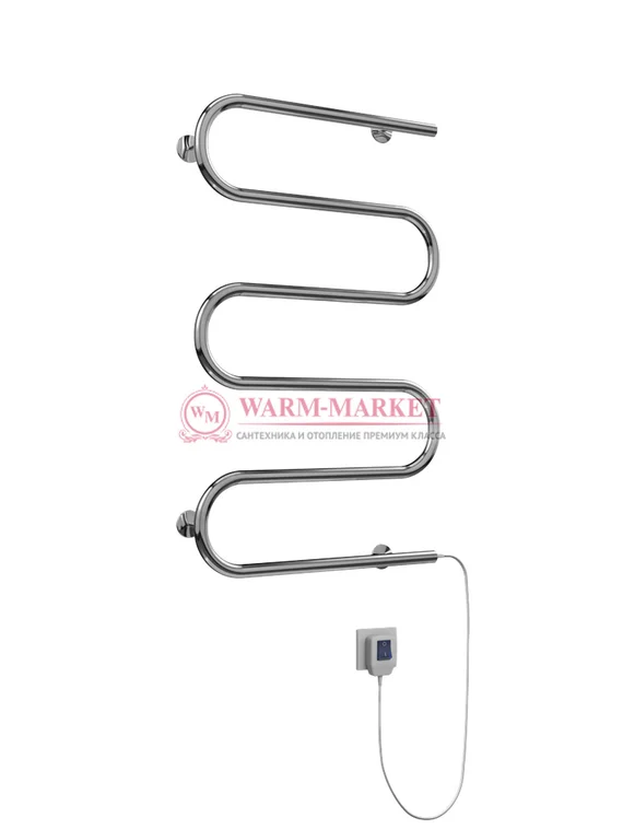 Ш-образный электрический полотенцесушитель