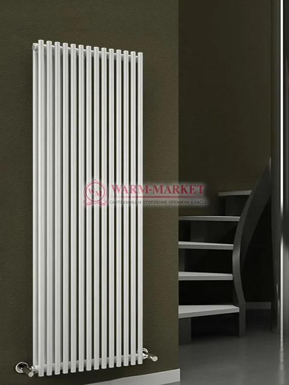 Гармония А25 В 2 - вертикальный трубчатый радиатор высотой 1784 мм, белый