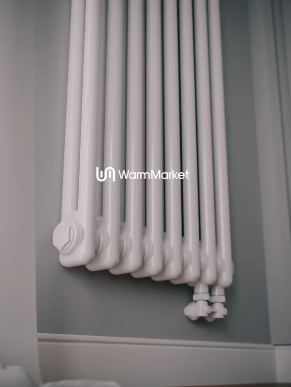 Bareng Softy 2160 - двухтрубный трубчатый радиатор высотой 1600 мм, нижнее подключение с термостатикой